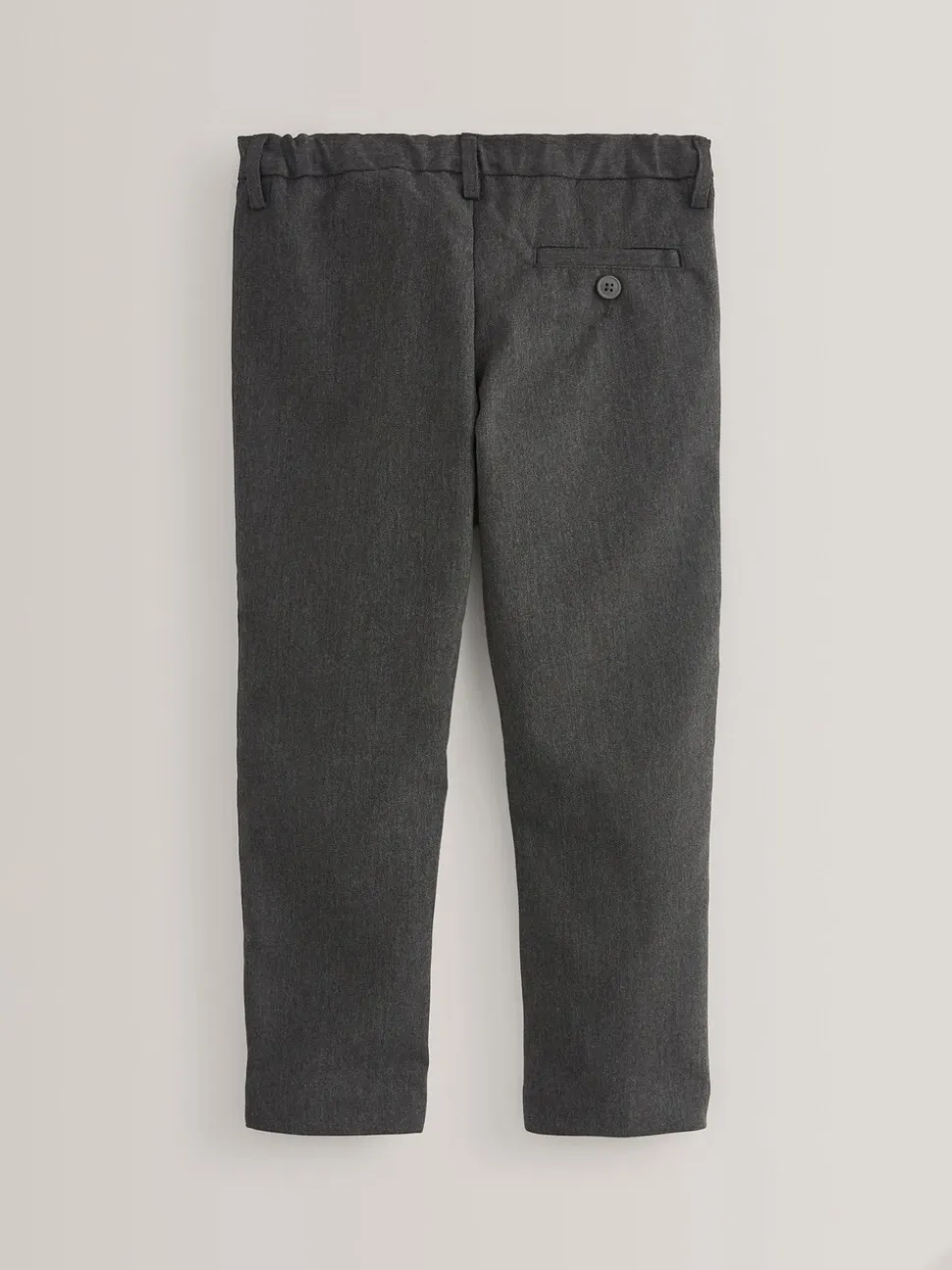 Gris - Pantalons Skinny School habillés extensibles à enfiler (3-17ans)