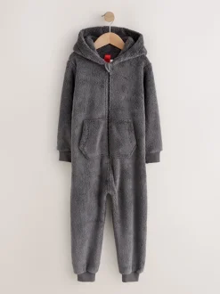 Gris - Polaire All-In-One (3-16ans)