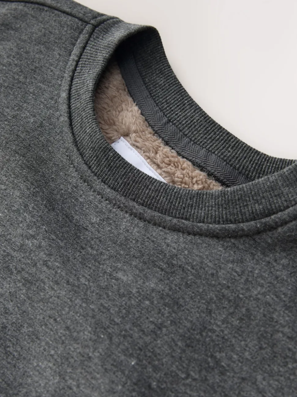 Gris - Pyjama simple en laine polaire (3-16yrs)