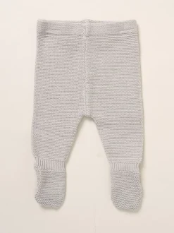 Gris - Rock-A-Bye Baby Boutique Ensemble cardigan et pantalon à pieds en maille véritable éléphant