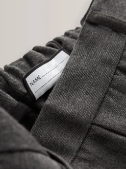 Gris - School Pull On Waist Straight Trousers (3-17yrs)