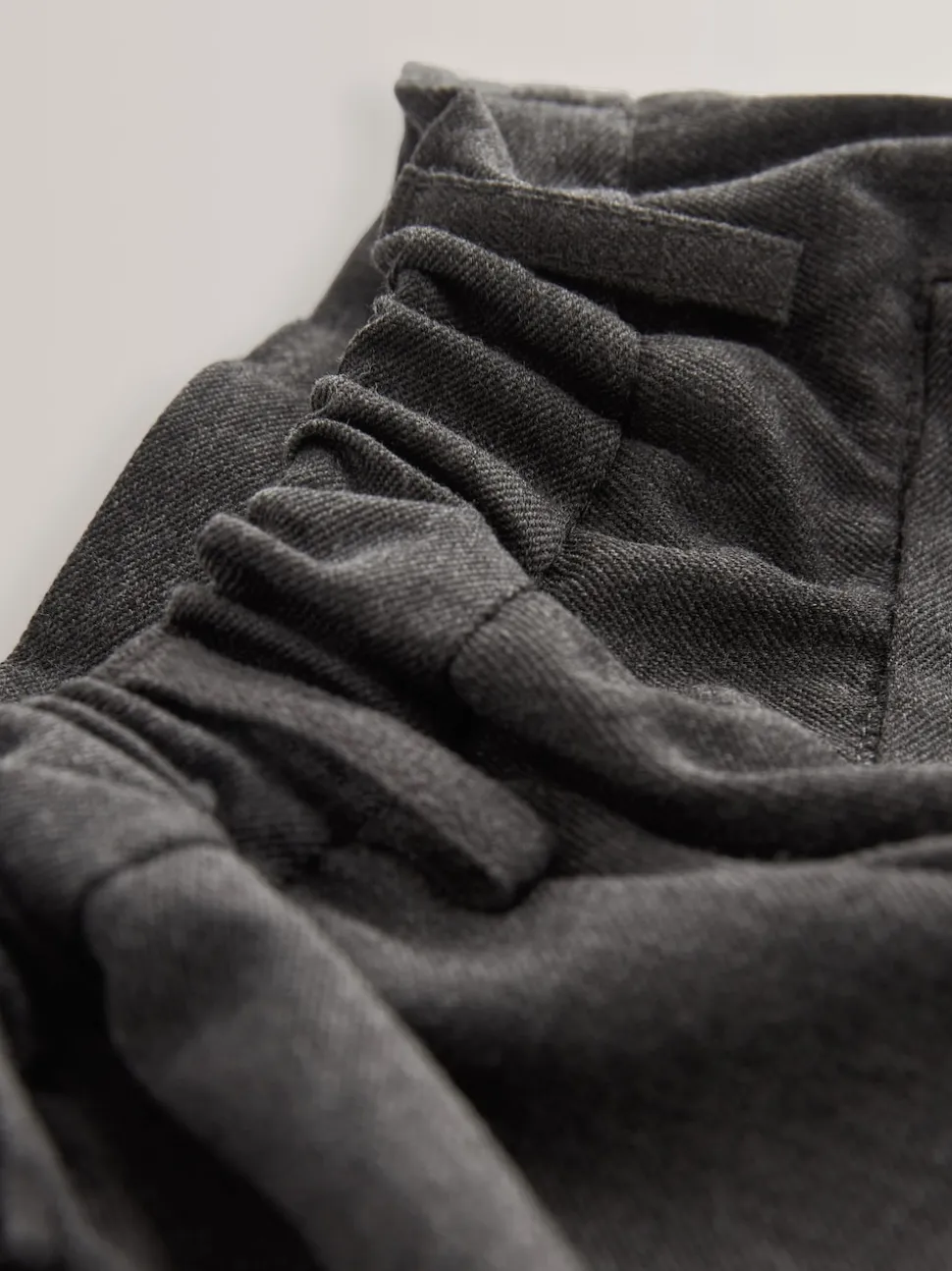 Gris - School Pull On Waist Straight Trousers (3-17yrs)