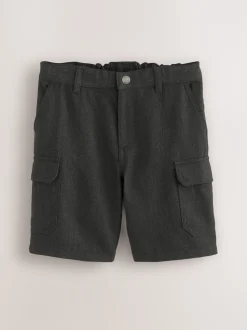 Gris - Short cargo pour l'école (3-14ans)