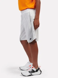 Gris - Shorts de football New Balance à empiècements