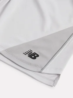 Gris - Shorts de football New Balance à empiècements