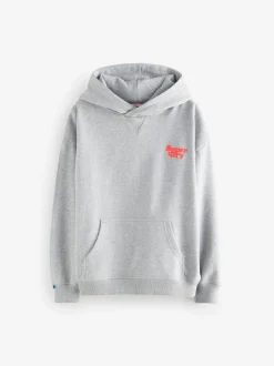 Gris - Superdry Sweat à capuche Essentiel