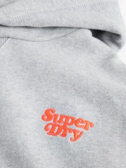 Gris - Superdry Sweat à capuche Essentiel