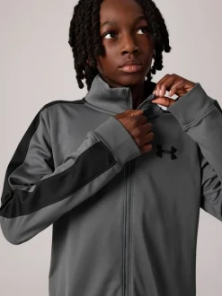 Gris - Survêtement en tricot Under Armour