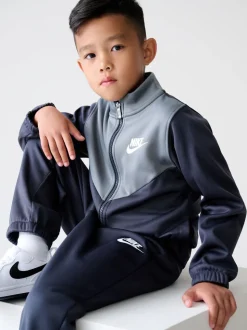 Gris - Survêtement Nike Little Kids Lifestyle Essentials Poly