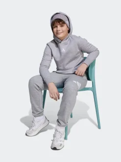 Gris - Sweat-shirt à capuche adidas Essentials enfant