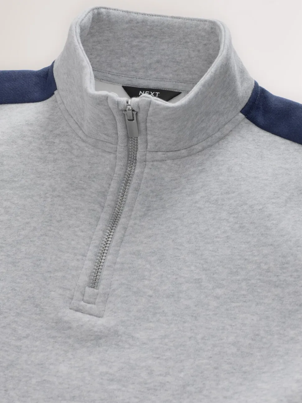 Gris - Sweat-shirt Color-block à Col cheminée (3-16ans)