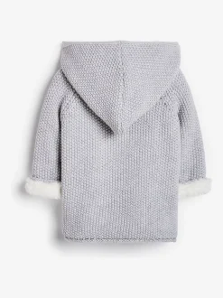 Gris - The Little Tailor Manteau de landau Pixie Bébé 100% coton doublé de peluche