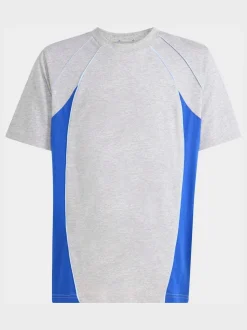Gris - T-shirt adidas Color-block