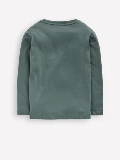 Gris - T-shirt Boden glow à manches longues