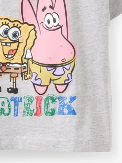 Gris - T-shirt Cotton On SpongeBob SquarePants à manches courtes et épaules tombantes