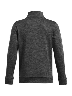 Gris - Under Armour Sweat-shirt molletonné à quart de glissière