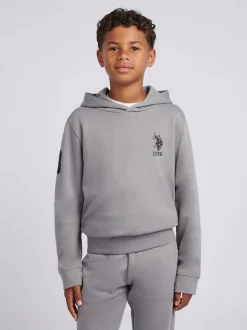 Gris - U.S. Polo Assn. Ensemble sweat-shirt à capuche et survêtement Player 3