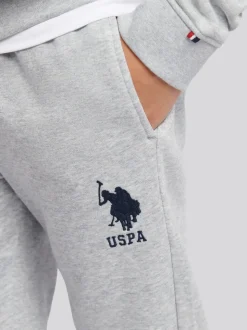Gris - U.S. Polo Assn. Survêtement Garçons Player 3 Loopback