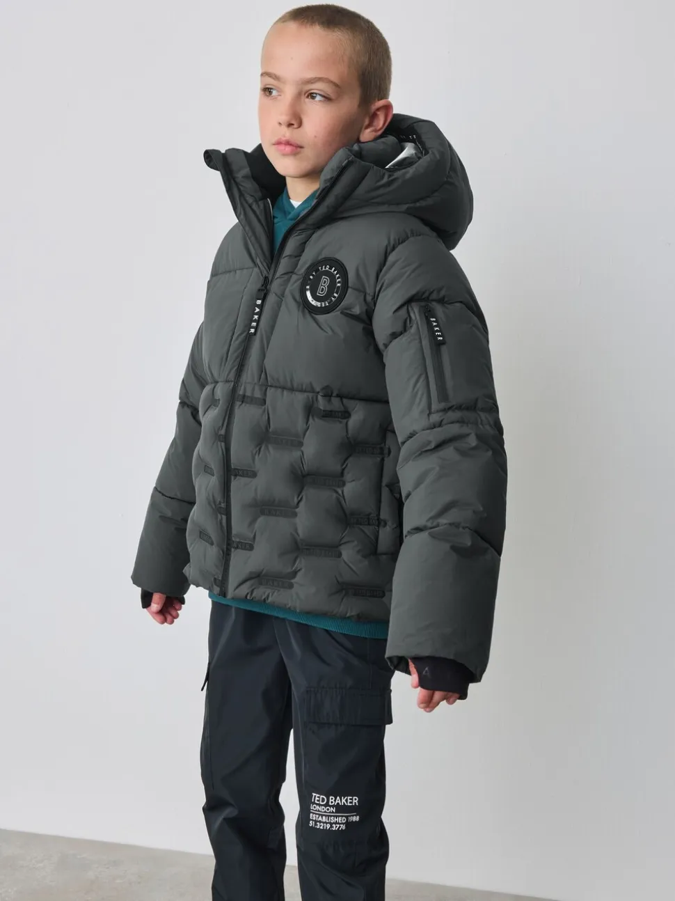 Gris - Veste Baker by Ted Baker Résistant à la douche