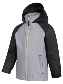 Gris - Veste imperméable Mountain Warehouse Torrent II enfant