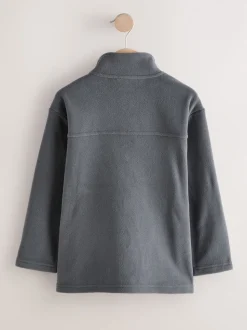 Gris - Veste polaire zippée avec poches (3-16ans)