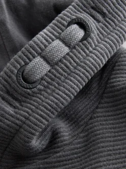 Gris anthracite en velours côtelé - SmallSaints Oversized Underground Pullover Sweat-shirt à capuche