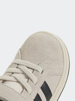 Gris cendré - adidas Grand Court 2.0 Baskets à lacets élastiques bébé