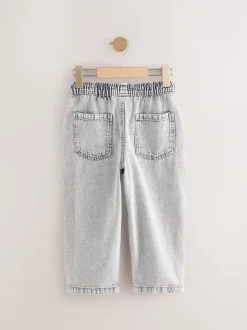 Gris clair - 100% coton léger à enfiler Jeans (3-16ans)