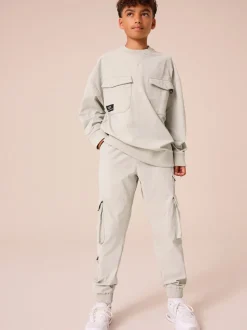 Gris clair - Cargos Premium Putty Pantalons (3-16yrs)