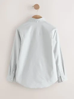 Gris clair - Chemise Oxford (3-16ans)
