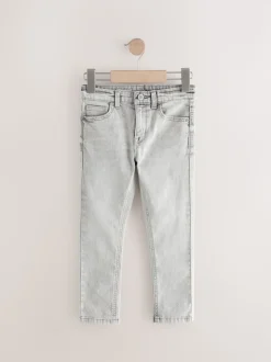 Gris clair - Jeans extensibles (3-17yrs)