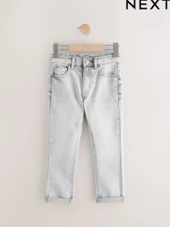Gris clair - Jeans extensibles (3-17yrs)