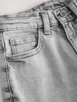 Gris clair - Jeans extensibles (3-17yrs)