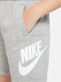 Gris clair - Shorts en molleton Français terry Nike Club