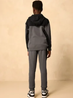 Gris de charbon de bois - Ensemble sweats à capuche et joggings Vêtements de sport