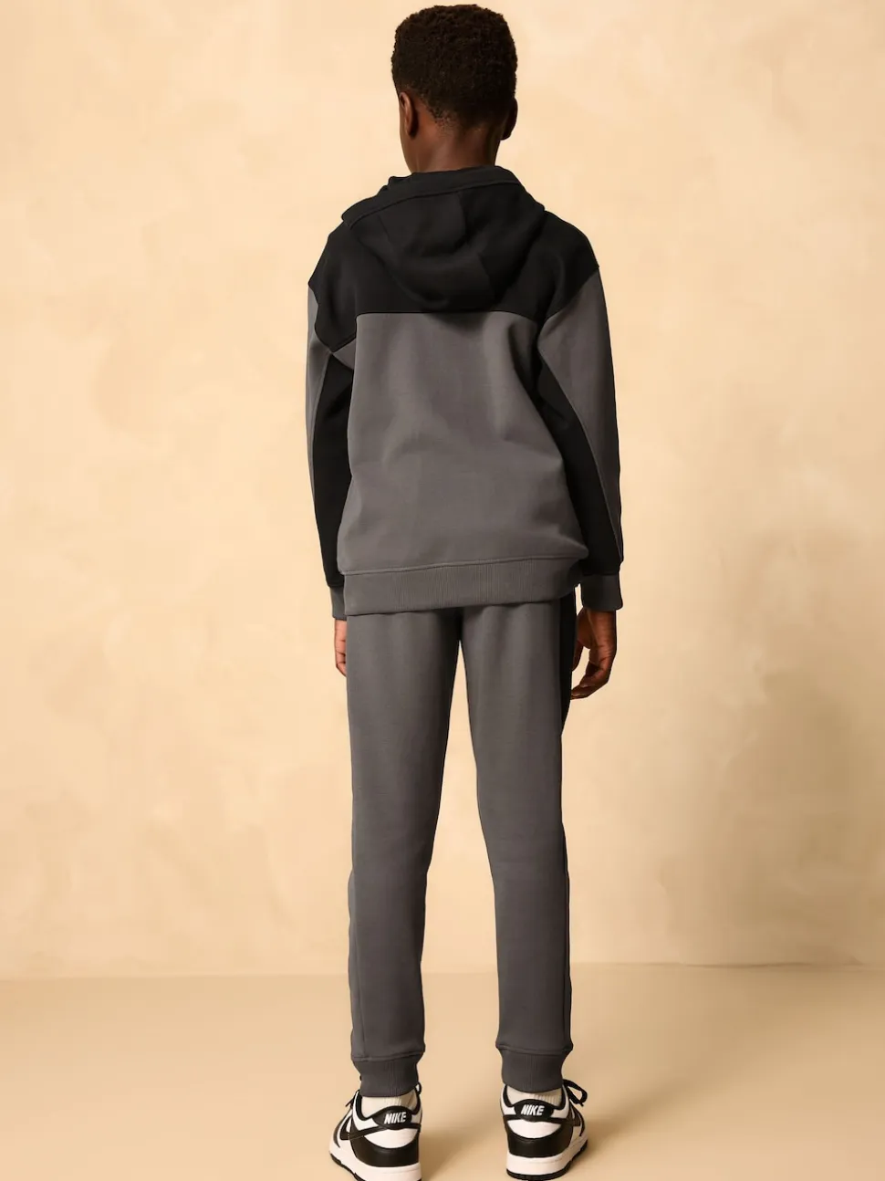 Gris de charbon de bois - Ensemble sweats à capuche et joggings Vêtements de sport