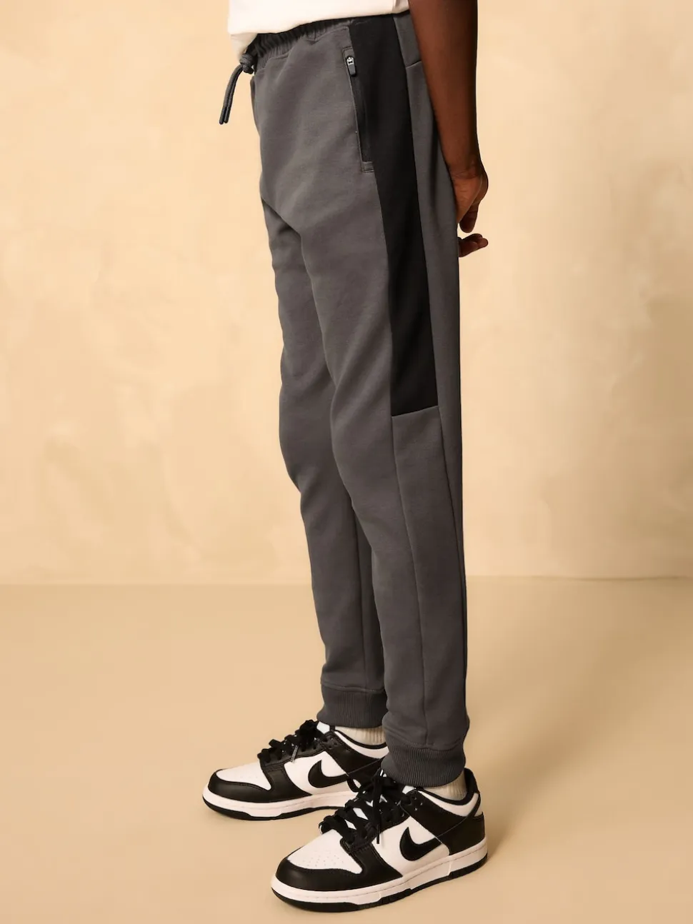 Gris de charbon de bois - Ensemble sweats à capuche et joggings Vêtements de sport