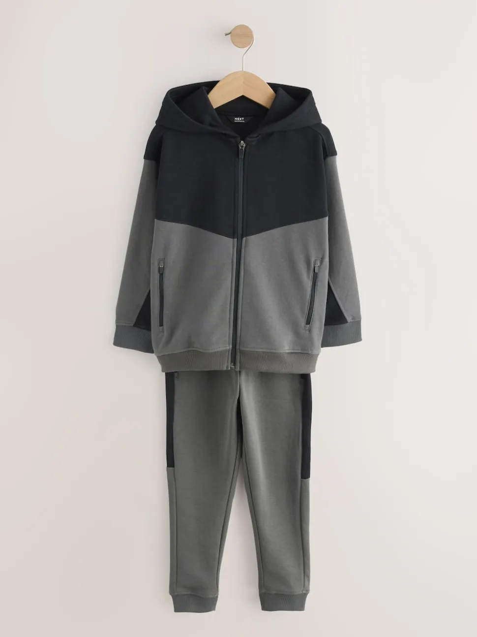 Gris de charbon de bois - Ensemble sweats à capuche et joggings Vêtements de sport