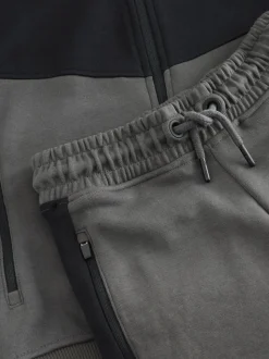 Gris de charbon de bois - Ensemble sweats à capuche et joggings Vêtements de sport