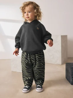 Gris de charbon de bois - Ensemble Sweat-shirt à capuche et Joggers (3mths-7yrs)