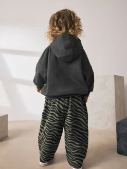 Gris de charbon de bois - Ensemble Sweat-shirt à capuche et Joggers (3mths-7yrs)