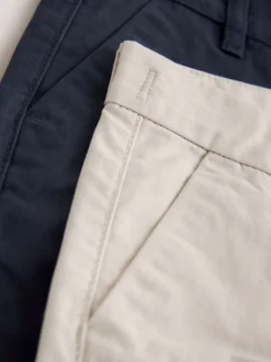 Gris de charbon de bois - Short Chino (3-16ans)