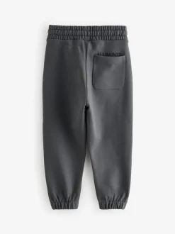 Gris de charbon de bois - SmallSaints Pantalon de jogging Underground à poignets droits en 100% coton