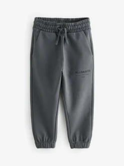 Gris de charbon de bois - SmallSaints Pantalon de jogging Underground à poignets droits en 100% coton