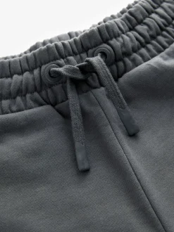 Gris de charbon de bois - SmallSaints Pantalon de jogging Underground à poignets droits en 100% coton