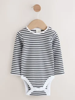 Gris de charbon de bois - Ensemble salopette et body en jean bébé (0 mois-2 ans)