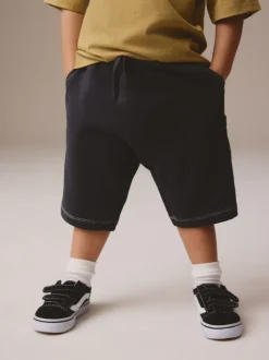 Gris de charbon de bois - Short en jersey 100% coton (3mois à7ans)