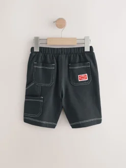 Gris de charbon de bois - Short en jersey 100% coton (3mois à7ans)