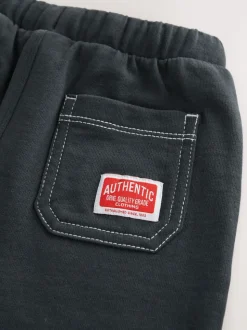 Gris de charbon de bois - Short en jersey 100% coton (3mois à7ans)