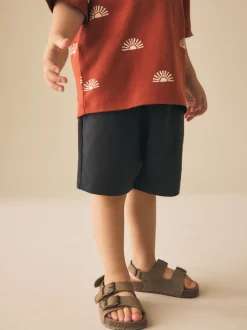 Gris de charbon de bois - Short en jersey (3mths-7yrs)